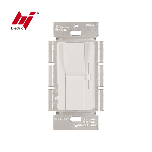 Single Pole MCU 120Vac LED Decorator Dimmer Wall Switch