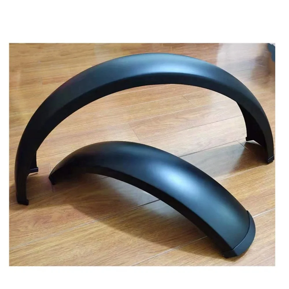 

Plastic 20 inch fat bike fenders front and rear bicycle mudguards, Black color