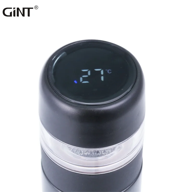 

GINT 350ml Portable Inner Outer Metal Food Contact Safe Thermal Water Bottle
