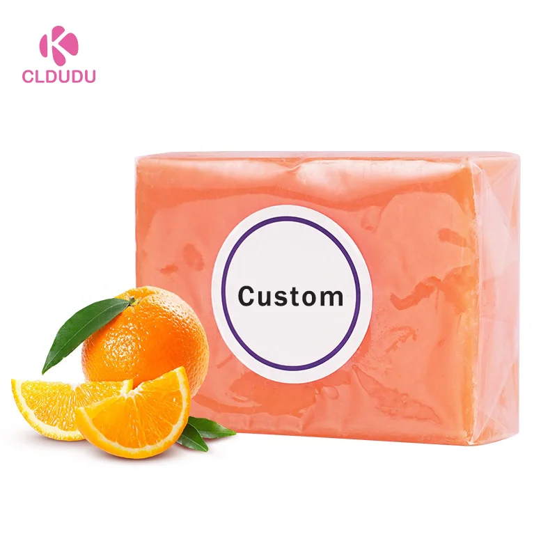

Private Label 100g Natural Organic Handmade Whitening Clean Soap Body Face Kojic Acid San Bath Toilet Soap, Orange