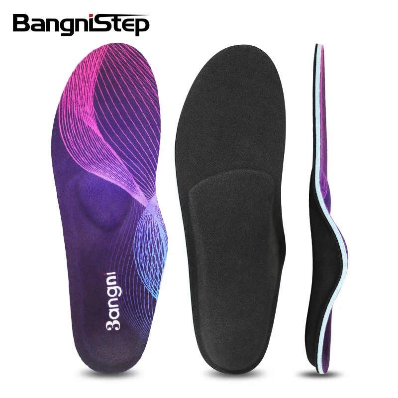 

Bangni 2021 hot sale health anti slip pain foot plantar fasciitis orthopedic insoles