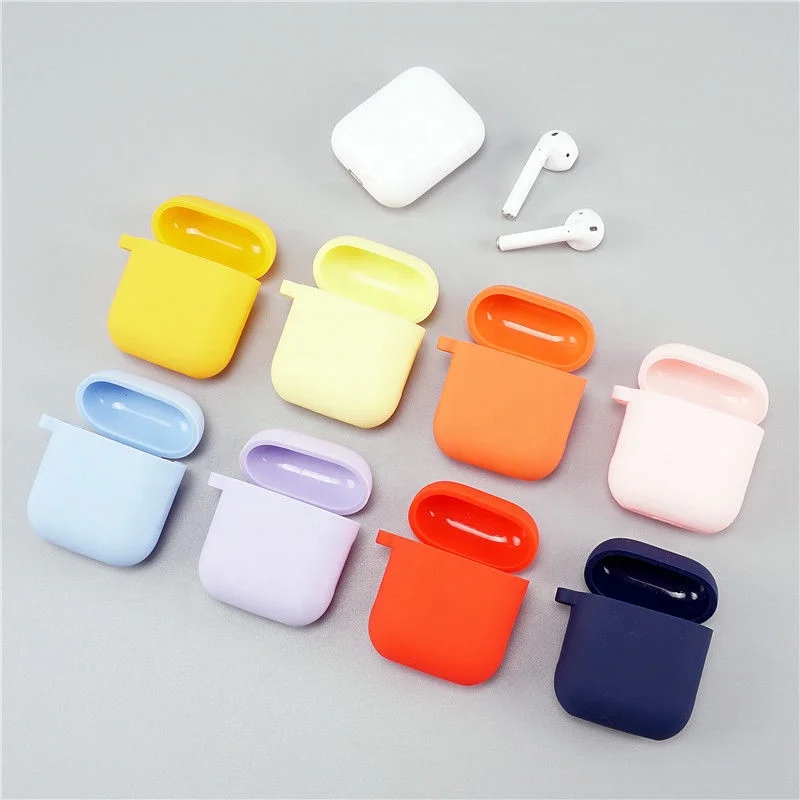 

BOORUI Earphone cover for air pods1/2 accessories cases for TWS i9s i10 i11 i12 i13 i24 i25 i27 i100 for airpods 12, Black,white,orange,red,blue.....