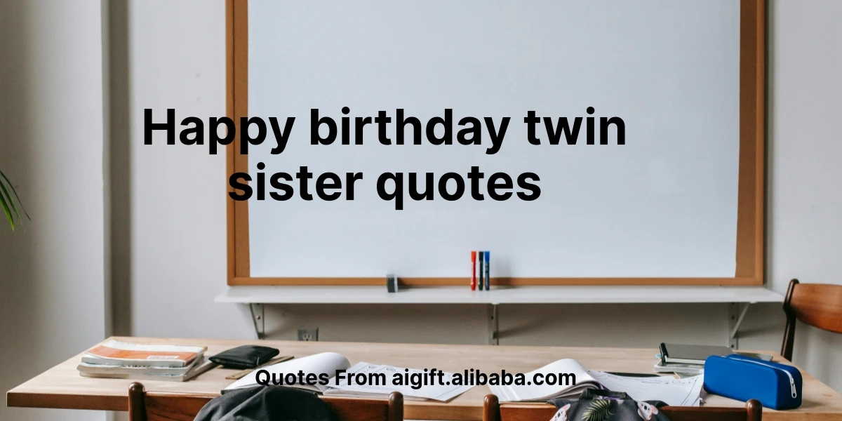 happy birthday twin sister quotes