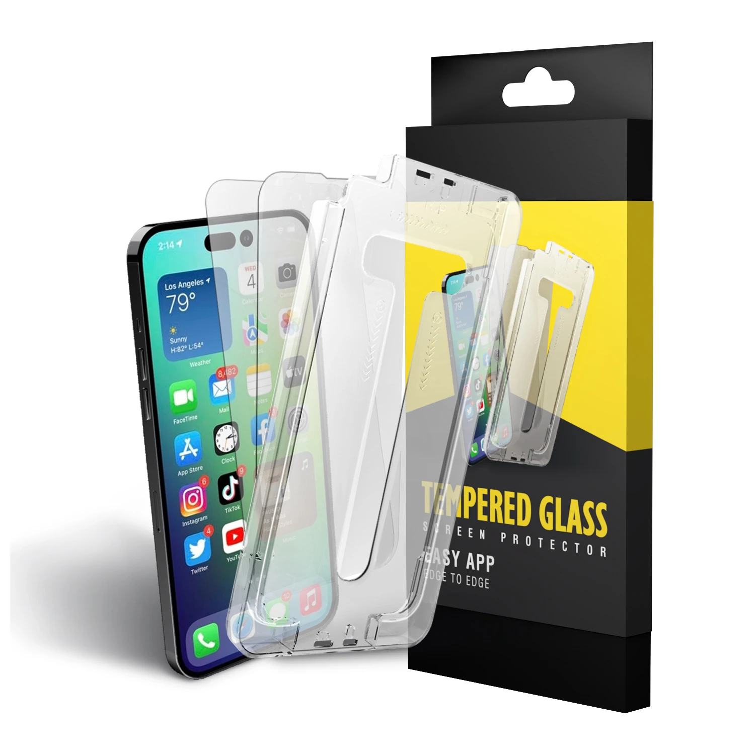 

Wholesale Screen Protector Glass Thin 9H Hardness for Samsung S22 Tempered film for Iphone 13 Pro Max Mobile screen protector