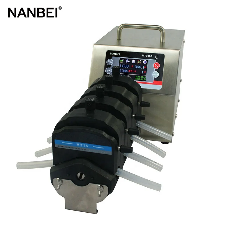 

High Torque Motor 4 Channels Peristaltic Pump For Bottle Filling