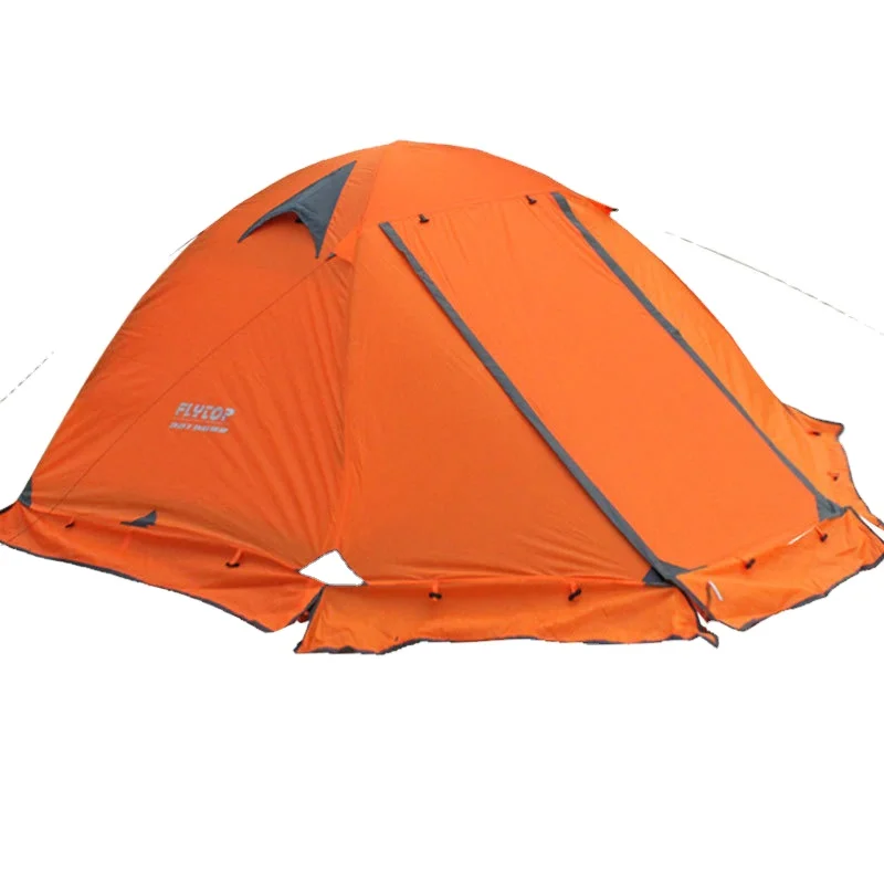 

2 Person Rainproof Camping Tent Ultralight Double-layer Aluminum Pole Wind-proof Anti-snow Outdoor 4 Seasons Hiking touris Tent