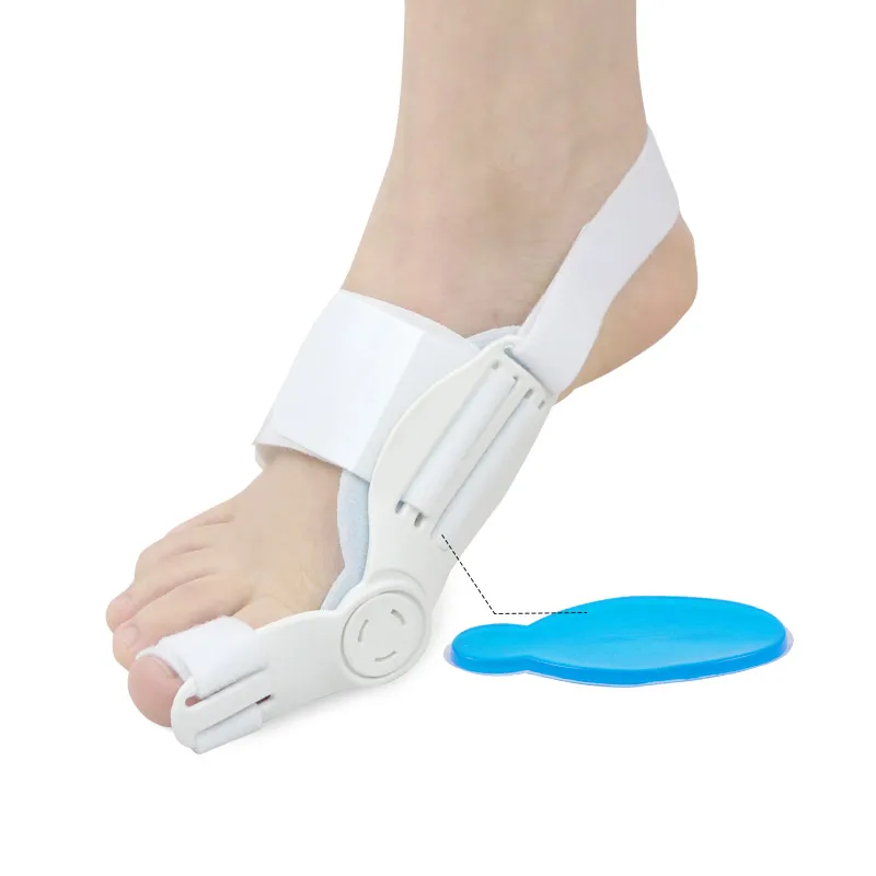 

Upgraded version of hallux valgus correction set sebs flat foot arch pad big toe valgus correction toe separator, White