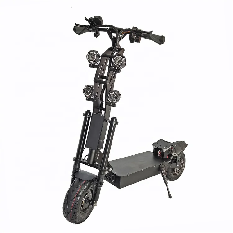 

China factory 13inch 72v 60v 10000w 8000w electric scooter adult made in china, Black