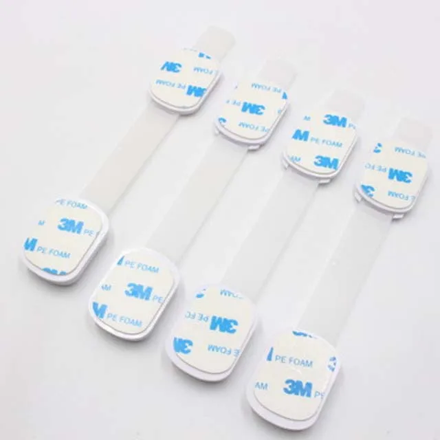 

3m Adjustable Strap Kids Proofing Drawer Lock Baby, White