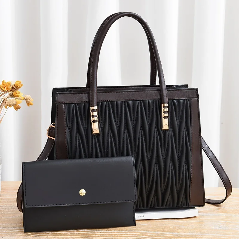 

2021 purse luxury ladies handbags wholesale handbag set for women hand bags set, 7 colors or accept customized
