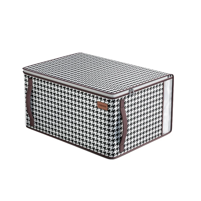 

Fabric quilt storage bag washable clothing quilt organizer Foldable clothing luggage carrying bag