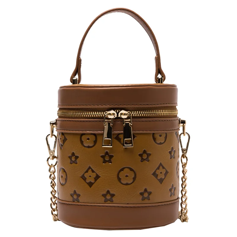

Woman bag luxury handbag famous Brands Luxury Latest Purse Embossed women's bag rivet PU purses handbags