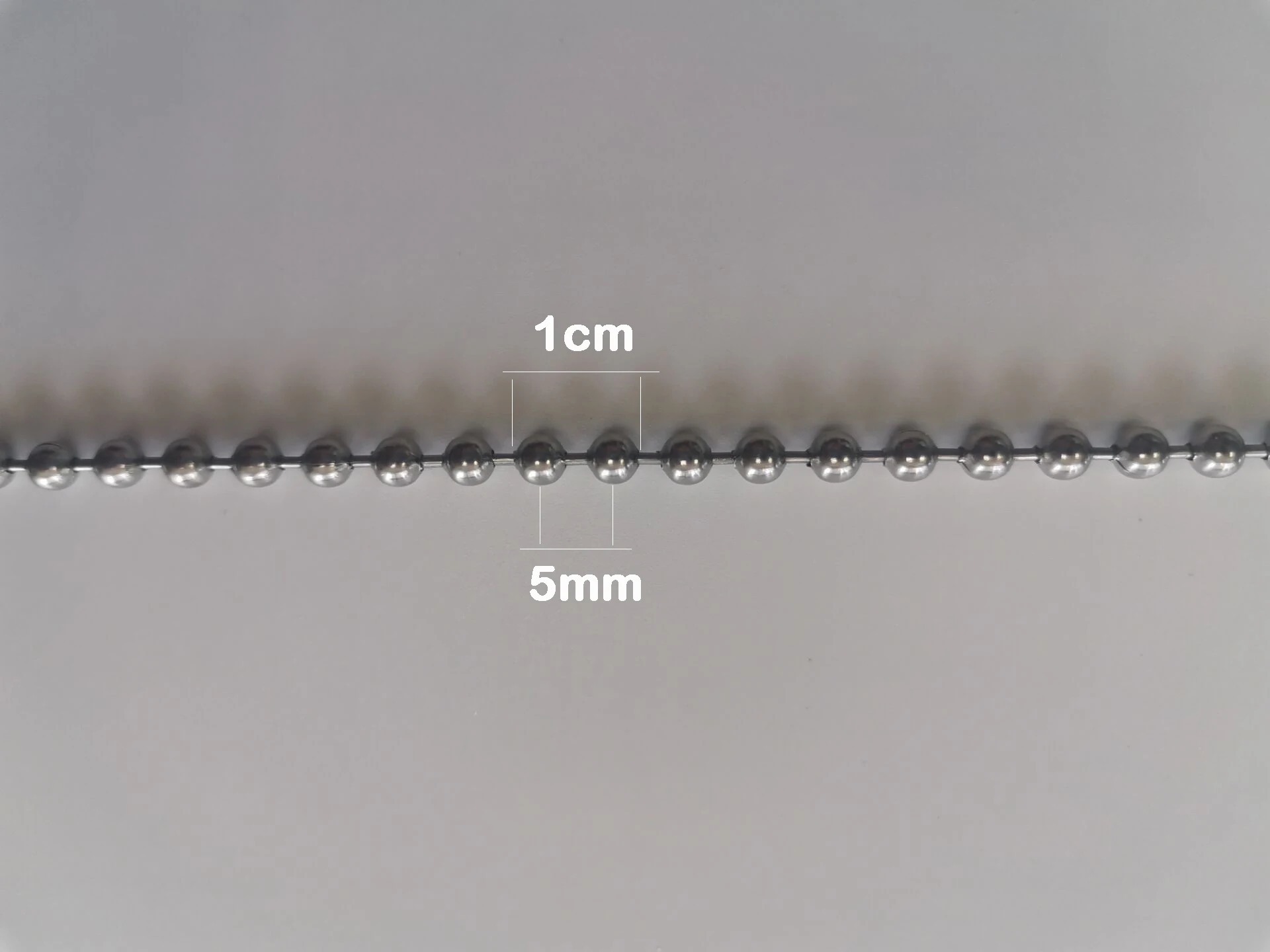 4.5mm Roller Blinds Chain Weight Metal Ball Chain Blinds Metal Chain