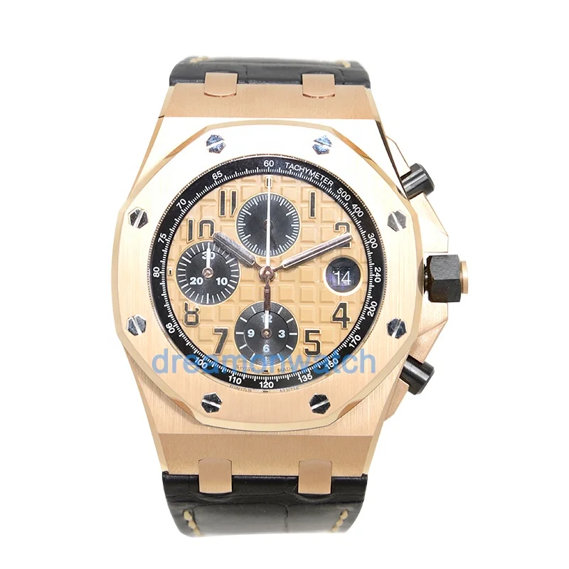 

316L stainless steel japan quartz chronograph movement luxury watch