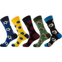 

Tide brand autumn new beer mid tube socks food diamond animal men socks fruit cotton socks