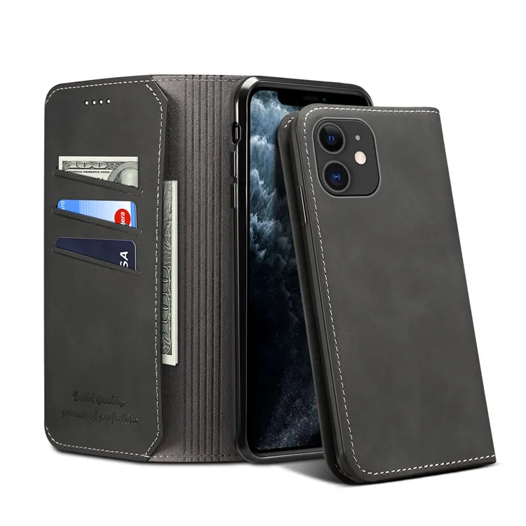 

Leather Wallet Phone Case Cover Mobile Protect Accessories for iPhone 11 11 Pro Max