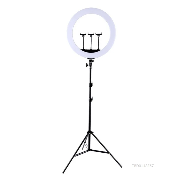 

Led Selfie Phone With Stand For Tripod Inch 18 Makeup Camera Clip Video Lamp Mobile Up Cell