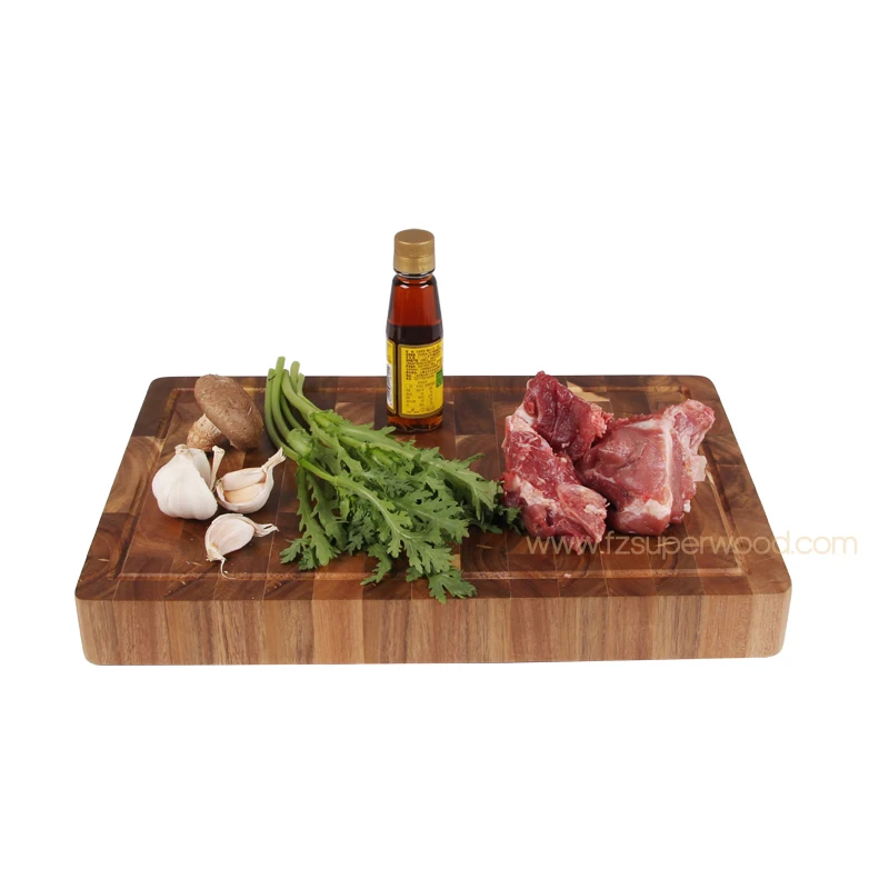 

SOPEWOD Wholesale End-Grain Chopping Board Acacia Wooden Chopping Cutting Board