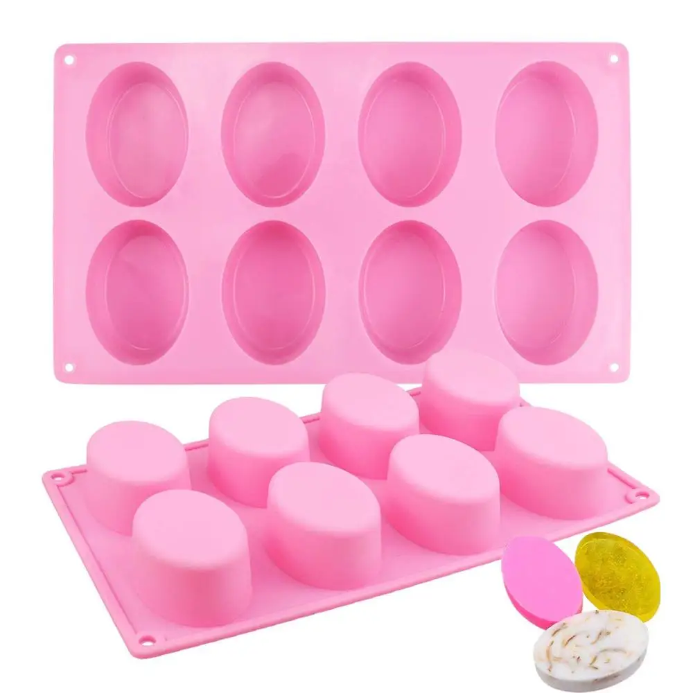 

Hot selling food grade custom loaf soap molds rectangle oval silicone soap mold, Pantone color