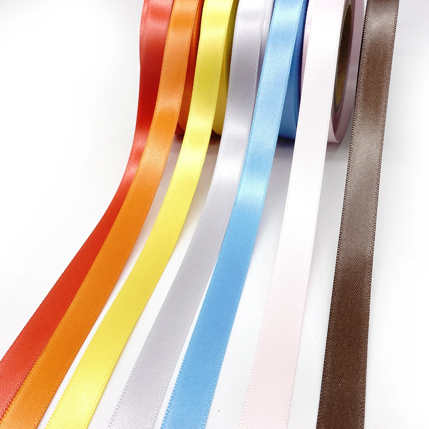 

Hot sale 100 polyester buy  black satin ribbon in bulk