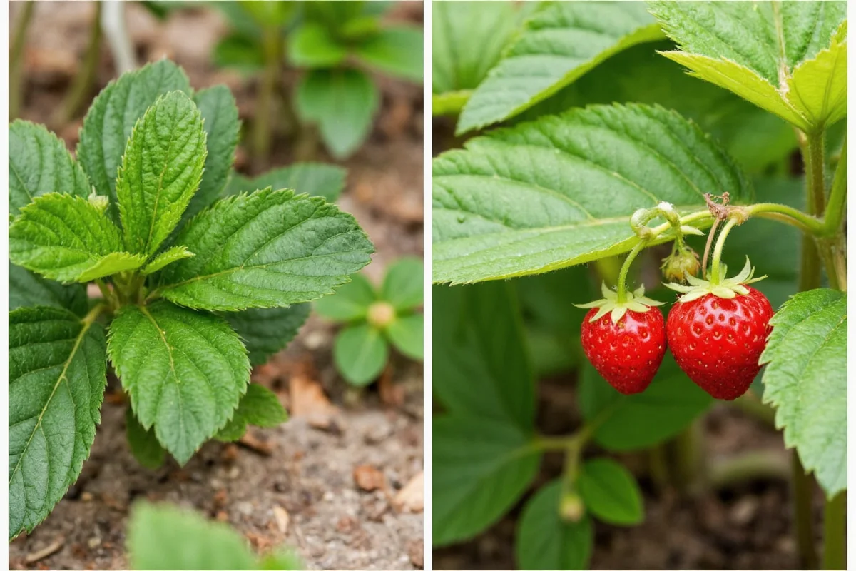 how tall do strawberry plants get