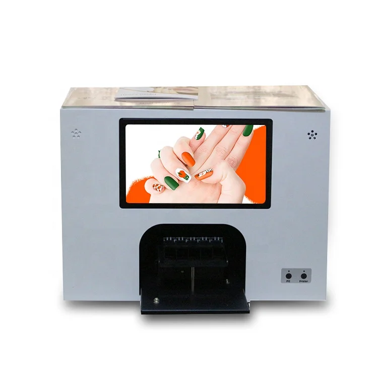

Free shipping nail printer machine Best quality high speed nail equipment 5 nails painting a time with CE approval