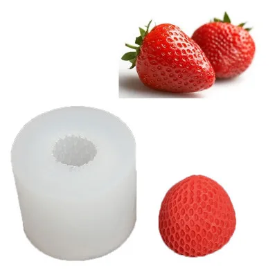 

Fusimai Strawberry Mold Ice Pop Molds Candles 2021 strawberry Silicone Candle Moulds