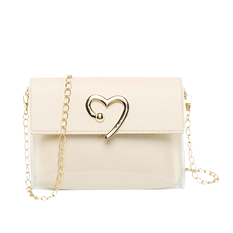 

2020 new arrival wholesale Women Shoulder Bag Girls Lovely PVC handbag crossbody sling Bag with chain, Customized color