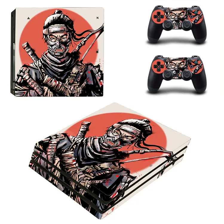 

For Sony Playstation 4 PS4 Pro Vinyl Skin Sticker Console Controllers Decal Cover Game Accessories, Optional