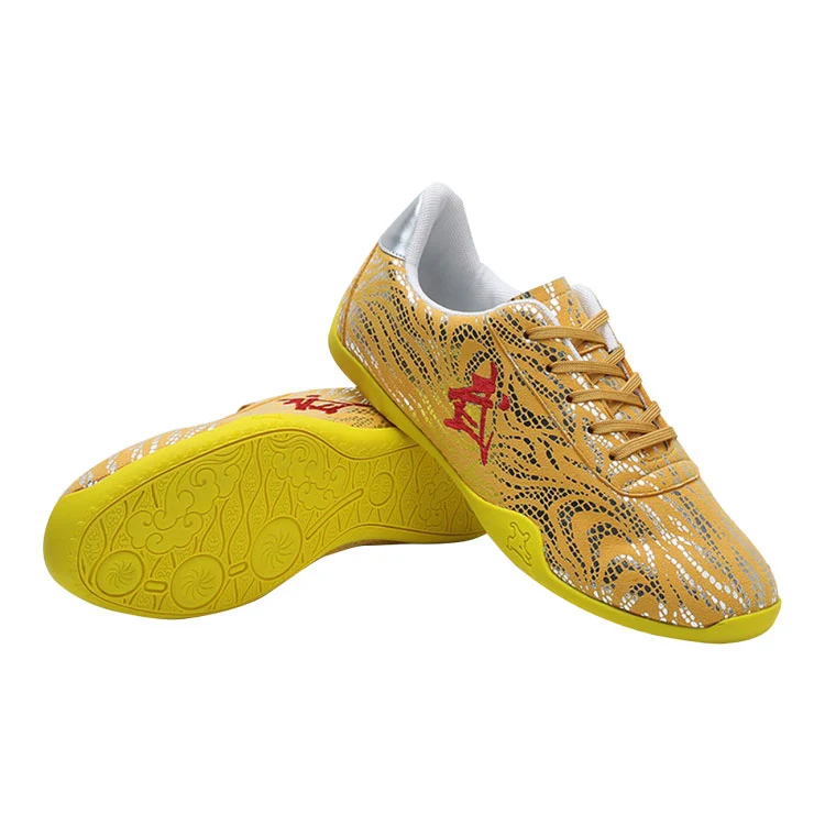 

Chinese traditional classic luxury tai chi kung fu shoes, Yellow,red blue