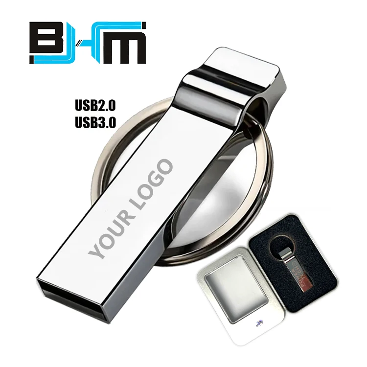 

Wholesale Custom Logo Memorias Usb Flash Drive Mini Metal 1Gb 2Gb 8G 32Gb 64Gb 128Gb Pendrive Cle Usb 2.0 3.0 Flash Memory Stick