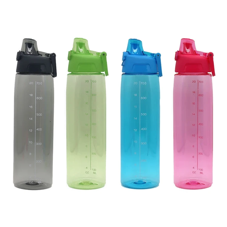 FBGood Paper Pad Water Bottle Portable Clear Book Flat Drinking Cups Outdoor Sports Yoga Camping Travel Water Kettle Gym Fitness Leak-proof Drinks Bottle 