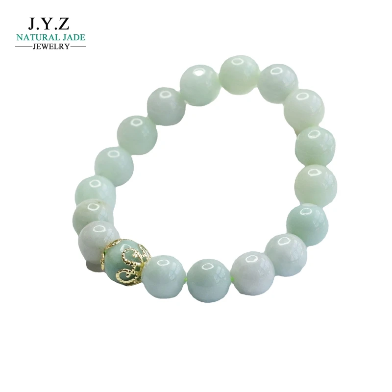 

Natural A Cargo Jade Bracelet Round Beads Jade Bracelet Jewelry Factory Live Delivery FC2120806