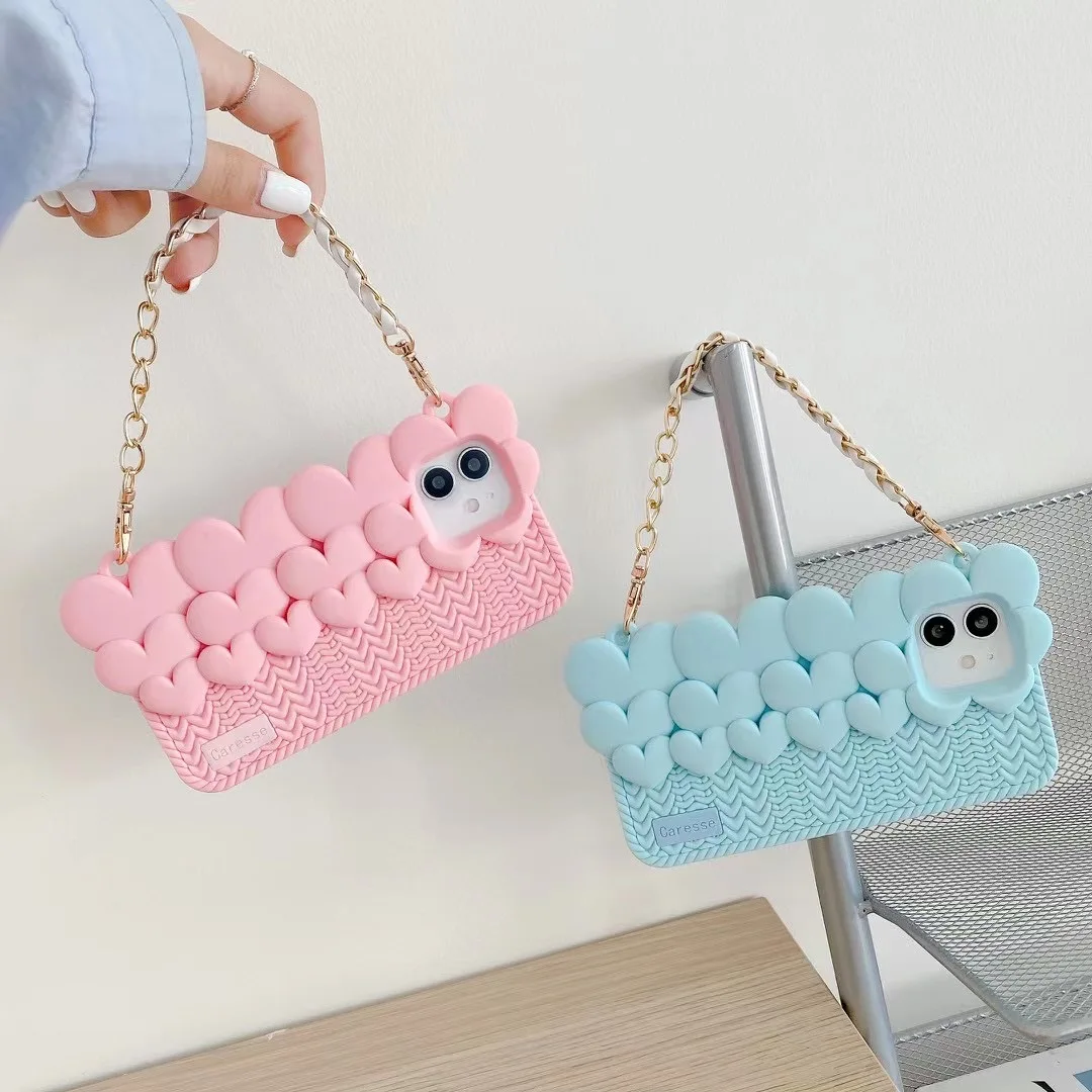 

Crossbody Chain handbag phone case for iphone