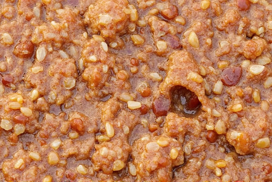 Close-up of a molasses jar with label