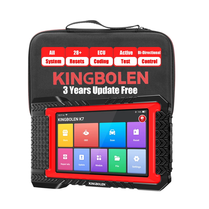 

KINGBOLEN K7 Bidirectional 3-Year Update 28+ reset Service ECU Coding All system Diagnostic Tool PK THINKSCAN MAX 2