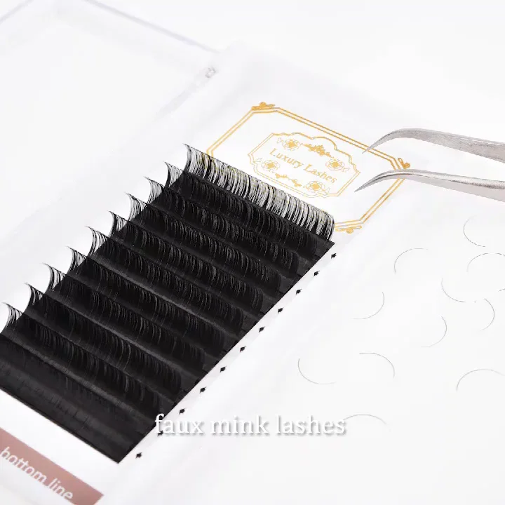 

wholesale bulk high quality volume lash 0.03 0.07 0.20 C CC D L curl eyelash extensions, Black eyelash extension