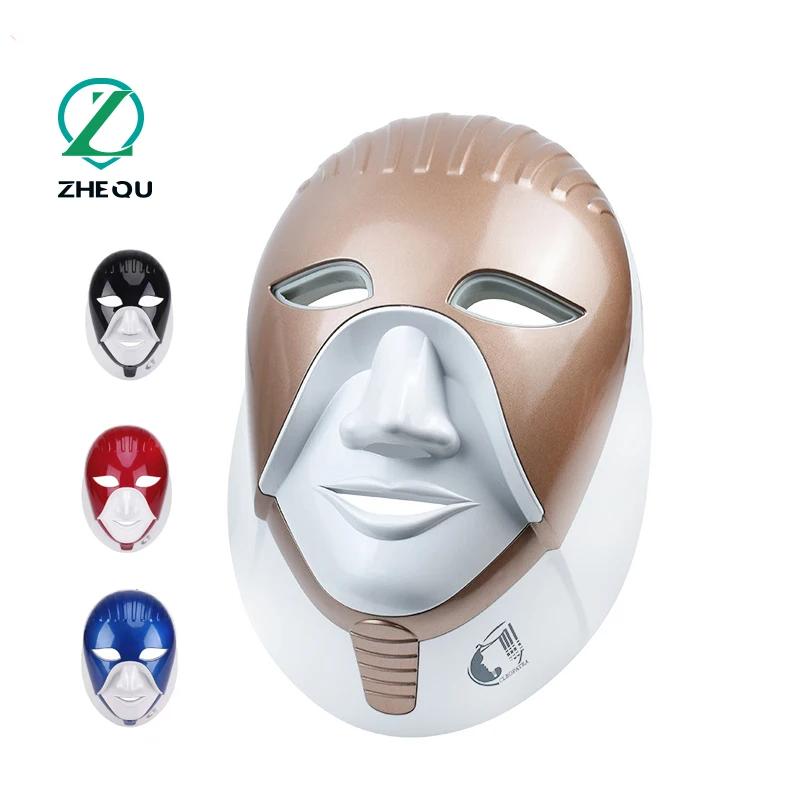 

7 Colors LED Face Mask For Skin Care Led Facial Mask With Neck Egypt Style Photon Therapy Face Beauty