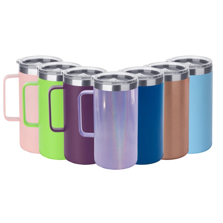 

WeVi 40oz Camping tumbler custom stainless steel enamel metal camping coffee tumbler, Customized color