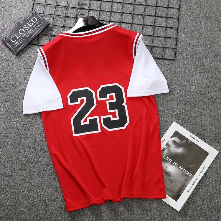 

2021 Latest Summer Custom T-Shirt Casual Shooting Mesh Breathable Basketball Wear, Customizable
