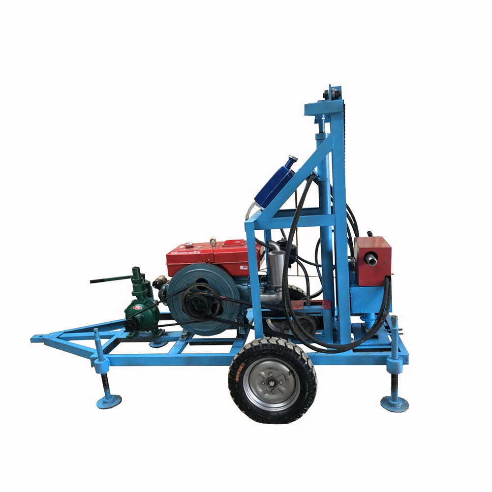 Small Portable Shallow Hydraulic Water Well Drilling Rigs For Sale In