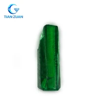 

rough green color uncut cubic zirconia for raw material