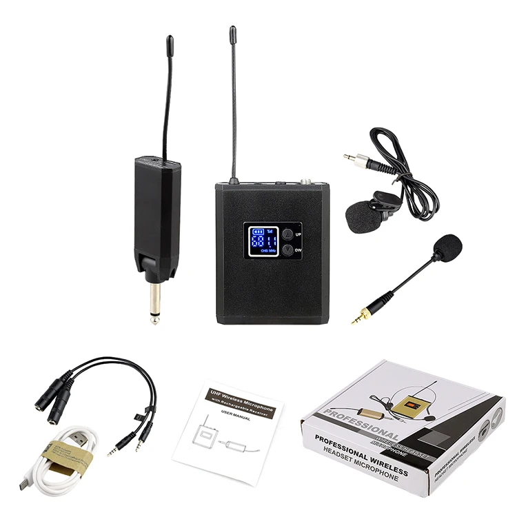 

M-03 Cheap Price Professional UHF Wireless Microphone, Black or customized