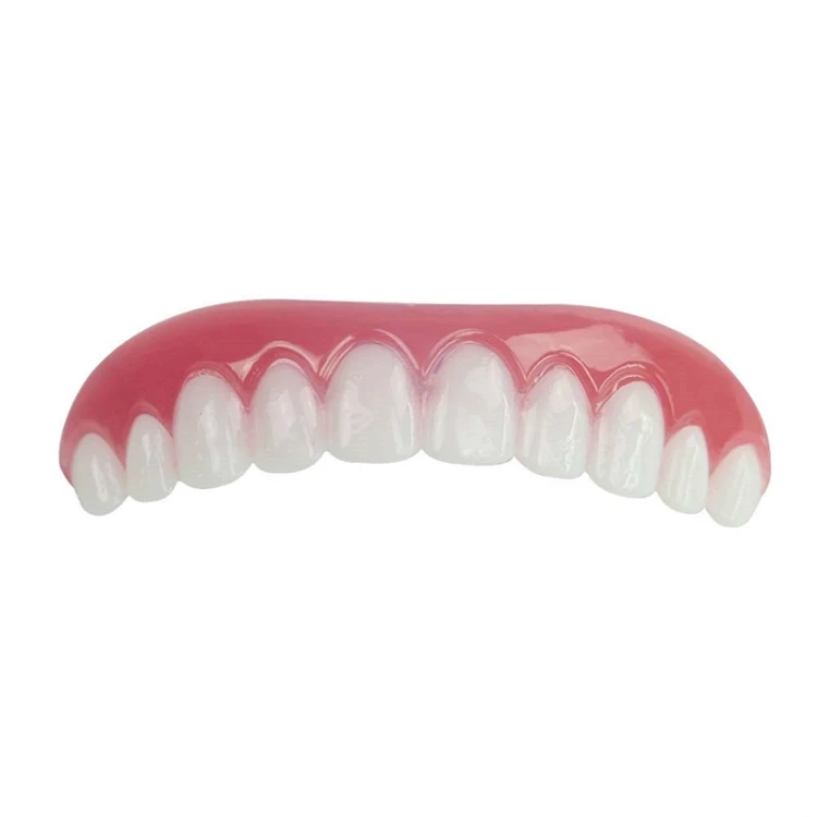 

Silicone Tooth Whitening Simulation Braces Comfort Fit Flex Curved Teeth Dentures Beauty Tool