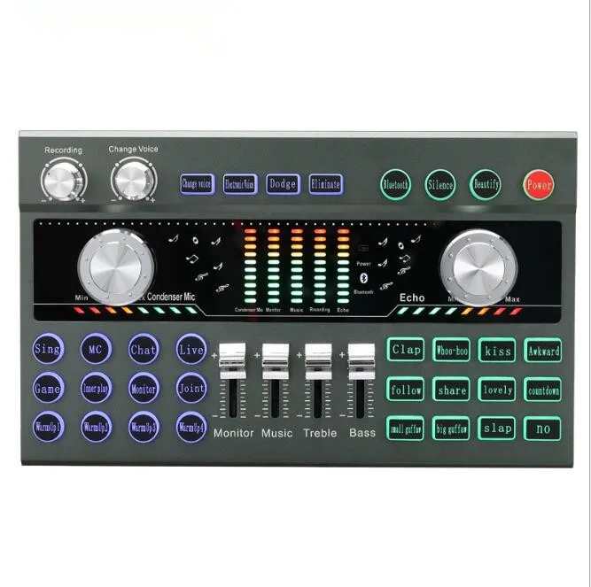 

X600 Excellent Quality of Voice Audio Interface with DJ Mixer live streaming Sound Card