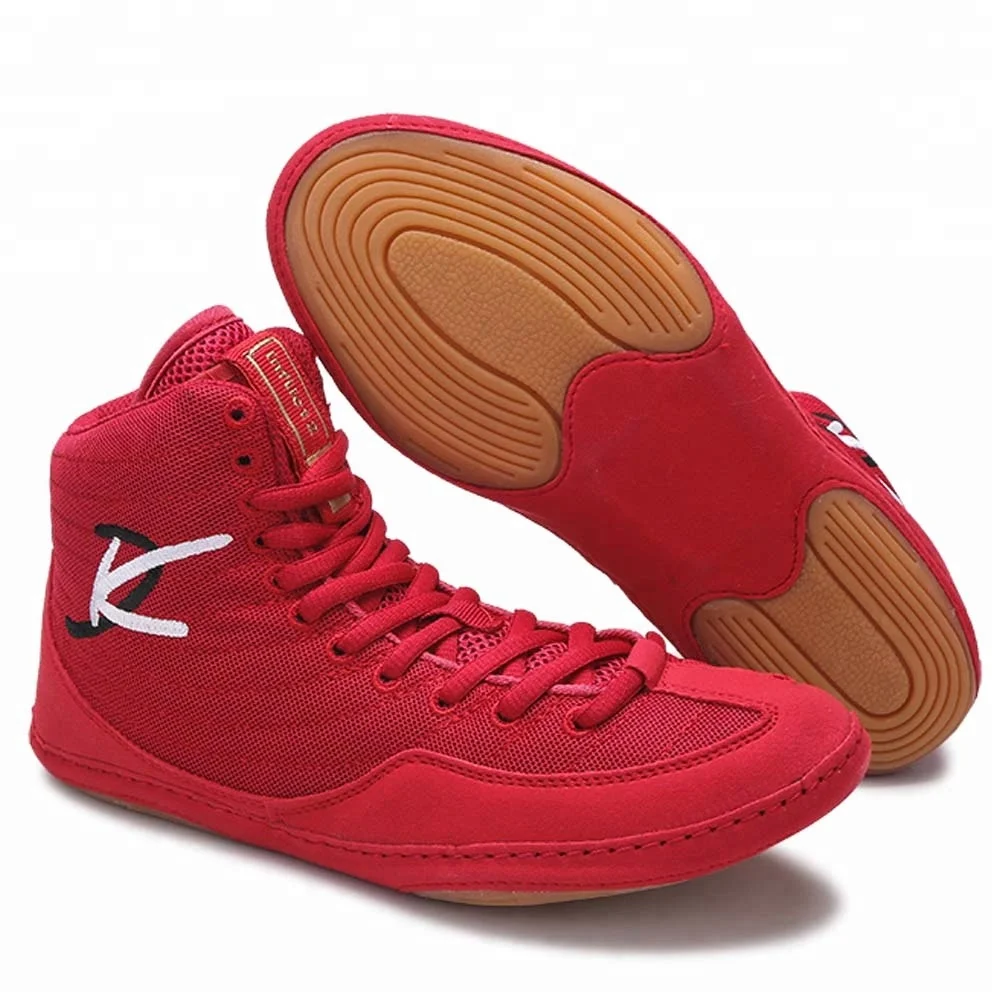 

Custom oem chinese professional pakistan sport wrestling shoes for men, Red ,blue