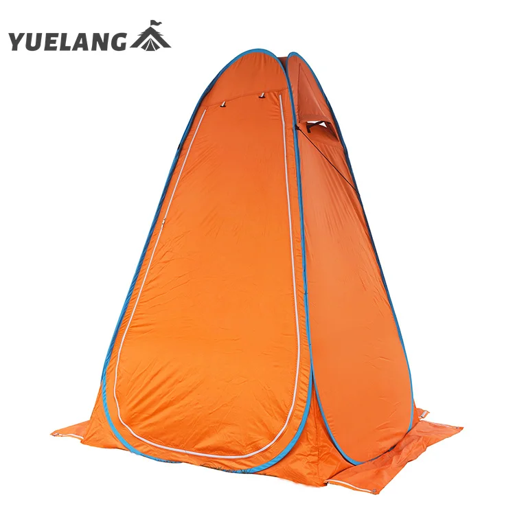 Portable Outdoor Folding Shower Tent for Camping Instant Pop Four-season Waterproof Polyester Privacy Shelter for Mobile
