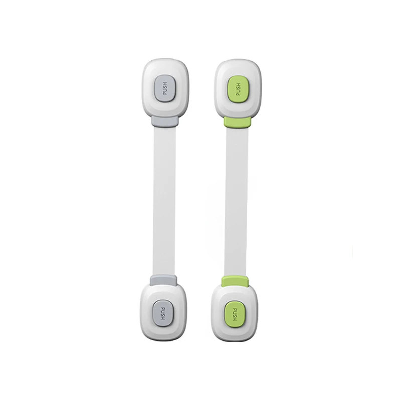 

Maternal and child supplies baby protection child multi-function safety locks, Green gray