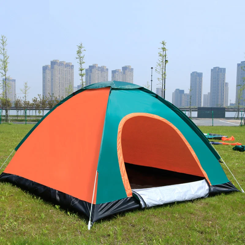 

2019 Amazon Top Sale fiberglass pole Camping pop up Tents Waterproof Outdoor Camping Tents, 5 colors,or as your request