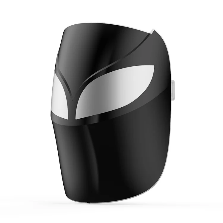 

Facial rechargeable wireless photon 7 color LED light therapy face black Mask, White or custom